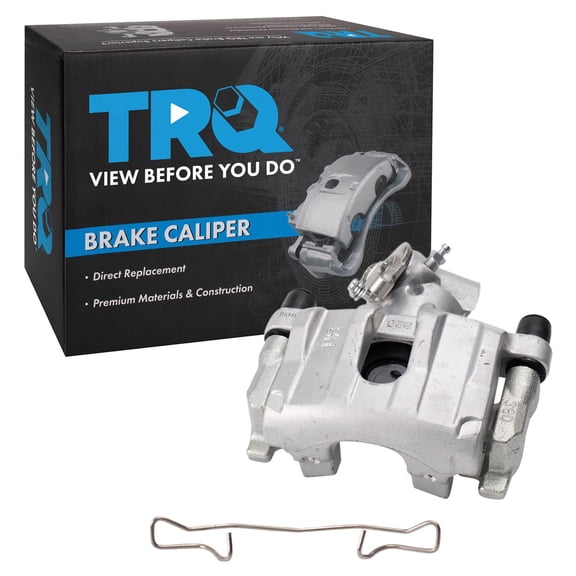 TRQ Rear Right Brake Caliper w/Bracket Passenger Side Compatible with 2009-2013 Mazda 3