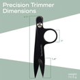 thumbnail image 2 of JubileeYarn Professional Multi-Purpose Titanium Precision Trimmer - Black - 1 Pair, 2 of 8