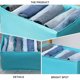 thumbnail image 3 of Organizador de ropa interior con 7 compartimentos y múltiples rejillas para calcetines, 3 of 5