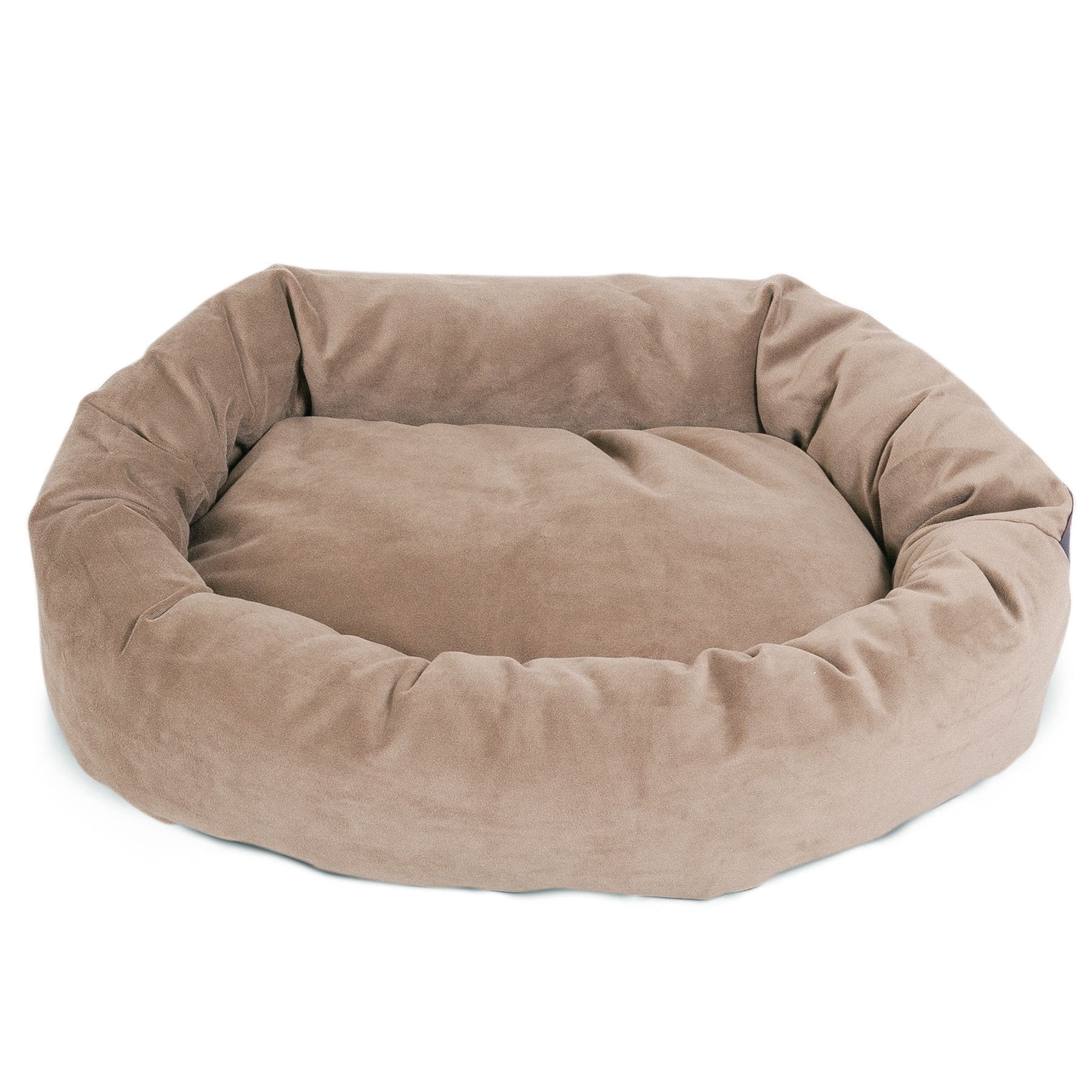 Orthopedic Dog Bed for Medium Dogs 32x23x7 Inch, Shredded Memory Foam Pet Bed with Head Support, Washable Donut Design for Joint Relief, Fern Green