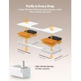 thumbnail image 3 of Fontaine d'Eau pour Chat à Piles Sans Fil Rechargeable Fontaine d'Eau pour Animaux de Compagnie Intérieure avec Capteur de Mouvement Fontaine d'Eau Sans Fil en Acier Inoxydable Fontaine d'Intérieur pour Chat.l FN-W, 3 of 6