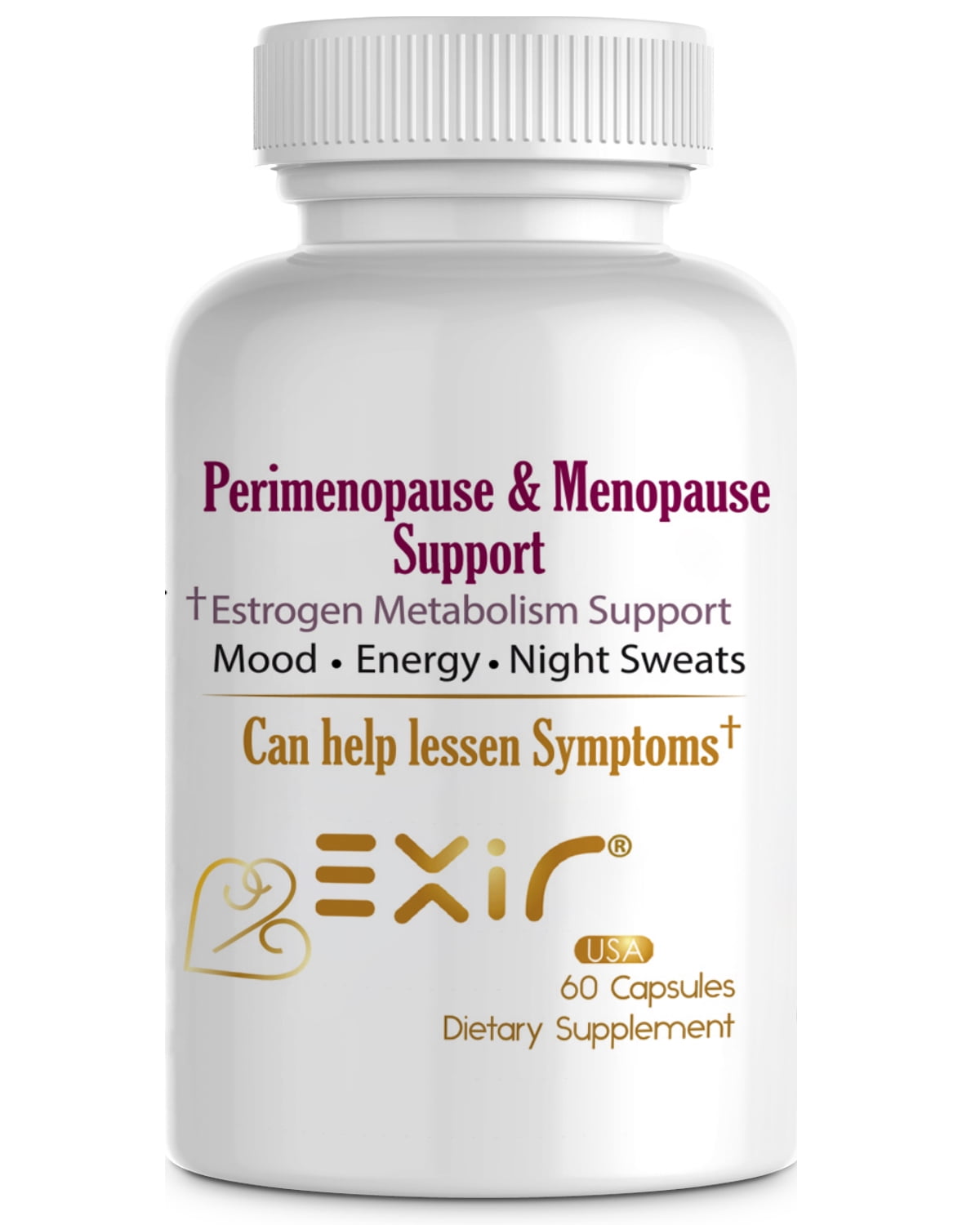 Exir Perimenopause & Menopause Support Supplement with Saffron Extract
