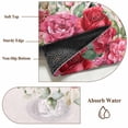 thumbnail image 4 of Rectangle Rug 2x3ft Area Rug,Valentine's Day Romantic Blooming Flower Rose Area Rugs for Living Room Bedroom,Red Pink Plant Floor Mat Non-Slip Non-Shedding Carpet Indoor Accent Rugs, 4 of 9