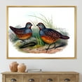 thumbnail image 2 of Designart 'Ancient Birds In The Wild VII' Traditional Framed Canvas Wall Art Print, 2 of 5