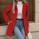 thumbnail image 5 of Chaquetas y abrigos casuales sin capucha de manga larga para mujer, moda de color liso, casuales, de manga larga, ajustados, chaquetas, abrigos para mujer, 5 of 9