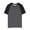 Black, variant on SRZYMJ Men's Swim Shirts Rash Guard UPF 50 Short Sleeve Sun Protection Fishing Tops for Surfing