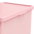 thumbnail image 5 of Mainstays Kids Large Plastic Storage Bin with Lid, Pink, 5 of 7