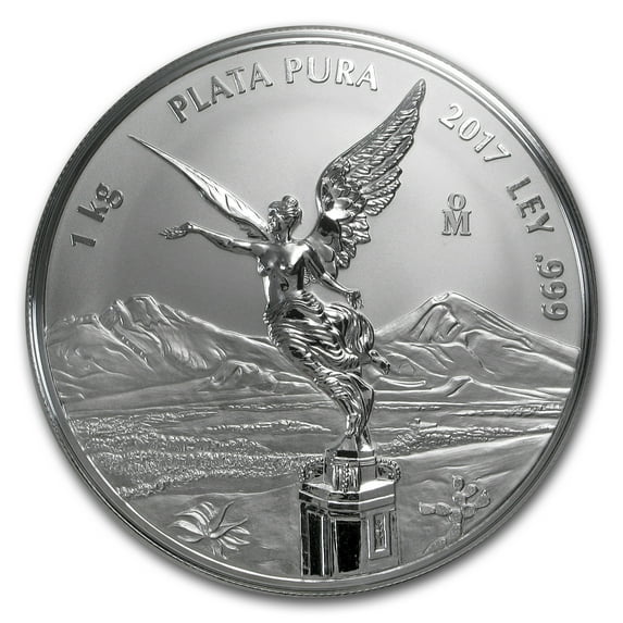 2017 Mexico 1 kilo Silver Libertad Proof Like (w/Box & COA)