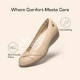 thumbnail image 2 of BURUDANI Women's Ballet Flats Work Dress Shoes Comfortable Slip On Dressy Flats for Women, 2 of 8