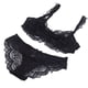thumbnail image 2 of Conjunto De Sujetador De Encaje Ropa Interior De Encaje De Mujer Conjunto De Ropa Interior De Mujer ANGGREK Negro 75B, 2 of 8
