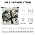 thumbnail image 6 of My Dear Daughter Never Forget How Much I Love You Just Do Your Best Lion Family Quote Blessing Gift For Daughter  Linen Square Throw Pillow Case Decorative Cushion Cover Pillowcase Sofa, 6 of 6