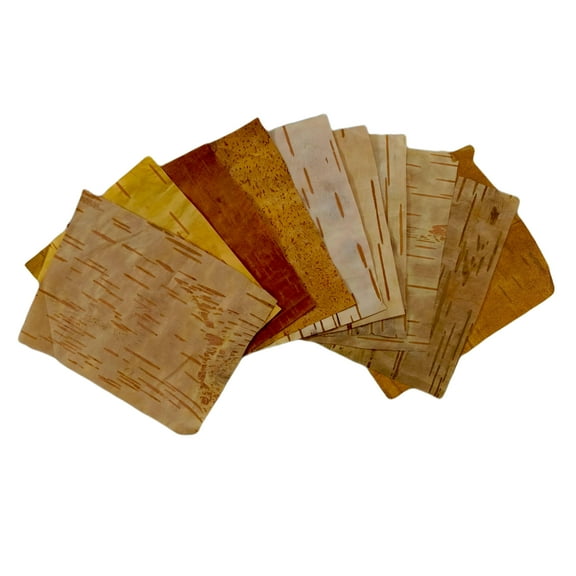 Bhojpatra - Himalyan Birch Tree || Set of 50 || Original Bhoj patar for Yantra Making, Mantra Writing, Puja, Temple - Occultify India