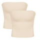 thumbnail image 5 of Blusa informal de verano sin tirantes de color liso para mujer, 2 piezas, de poliéster, 5 of 5