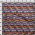 thumbnail image 4 of oneOone Georgette Viscose Purple Fabric Floral Craft Projects Decor Fabric Printed By The Yard 42 Inch Wide, 4 of 5
