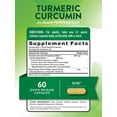 thumbnail image 2 of Turmeric Curcumin | 60 Capsules | 500mg + 3mg Black Pepper Extract | by Nature's Truth, 2 of 7