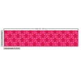 thumbnail image 2 of Ambesonne Boston Fabric by the Yard Upholstery, Upside down Letters, 10 Yards, Hot Pink Magenta, 2 of 4