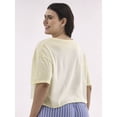 thumbnail image 3 of No Boundaries Boxy Cropped Washed Graphic Tee, Women's and Women's Plus, 3 of 5