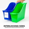 thumbnail image 2 of Storex Small Book Bin, Black, 6-Pack, 2 of 7