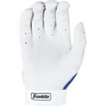 thumbnail image 2 of Franklin Adult Pro Classic MLB Batting Gloves - Pearl/Royal, 2 of 2