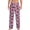 White, variant on Cute Panda Print Pajama Pants for Men,Men’s Pajama Bottoms,Mens PJ Pants with Pockets & Button Fly-3X-Large