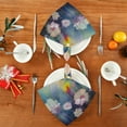 thumbnail image 4 of GZHJMY Wild Flower Cloth Napkins Set of 4,Reusable Washable Polyester Dinner Table Napkins for Kitchen,Dining,Restaurant,Party Decoration, 4 of 7