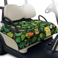 thumbnail image 2 of COEQINE Universal Golf Cart Seat Covers/Seat Blanket for EZGO Yamaha Club Car, Soft Seat Towel/Seat Cushions Folds Like a Bag for Easy Carry, All-Season Comfort, Green Palm Leaf Monstera, 2 of 8