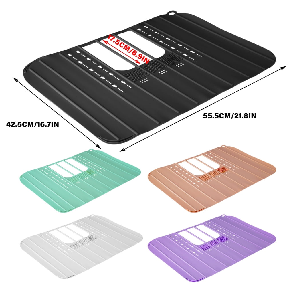 Aellinatey Bathroom Sink Cover Foldable Sink Cover Beauty Makeup Mats for Counter Space