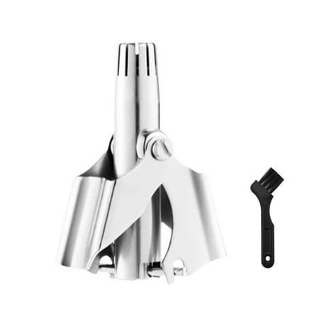 Manual Nose Hair Cutter with Care and Cleaning Brush Washab* T8C7