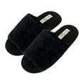thumbnail image 5 of Jessica Simpson Womens Plush Faux Fur Fuzzy Slide On Open Toe Slipper with Memory Foam, 5 of 9