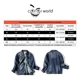 thumbnail image 5 of Chaqueta De Mezclilla Delgada Negro Slim Para Hombre, 5 of 6