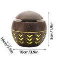 thumbnail image 3 of shyuyusa 2024 New Essential Air-Aroma Oil Diffusers, Aromatherapy Diffuser Humidifier, LED Aroma Aromatherapy Humidifier, Quiet Working for 8 Hours, Waterless Auto-Off, 13*13cm, yellow, 3 of 5