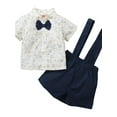 thumbnail image 2 of Gvmfive Infant Baby Boys Short Sleeve Tops Suspender Pants Clothes Outfits Set 3-6 Months, 2 of 8