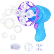 Enfants Bubble Machine Creative 3 en 1 électrique Bubble Blower Bubble Maker Mini Fan(Sans Solution à Bulles)