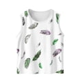 thumbnail image 1 of VEKDONE Toddler Kids Boys And Fashion Cute Print Soft Sleeveless Bottom Camisole, 1 of 6