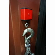 Master Magnetics 07503 Retrieving and Holding Magnet, Durable Plastic, 100 lb, 2.375 Length, 2.375 Width, 1.25 Height with Eyebolt, Nuts and Magnetic Shields, Red/Black
