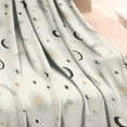 thumbnail image 3 of Beige Sun Moon Star Comet Pattern Blanket,Comfortable Soft Flannel Throw Blanket,All Season,Warm Lightweight Blankets for Sofa Bed Couch Living Room Chair,30"x40", 3 of 4