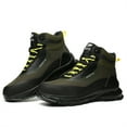 thumbnail image 5 of YOURDIARY Men's Steel Toe Safety Boots Waterproof Slip-Resistant High-Top Safety Shoes for Industrial & Construction Use, 5 of 8