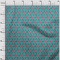 thumbnail image 2 of oneOone Silk Tabby Fabric Floral Block Printed Craft Fabric BTY 42 Inch Wide, 2 of 4