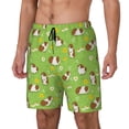 thumbnail image 2 of Daiia Guinea Pigs Mens Swim Trunks Swim Shorts Quick Dry Swim Shorts with Mesh Lining Pockets-XX-Large, 2 of 9