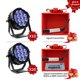 thumbnail image 4 of Luz LED Par impermeable RGBWA UV 6 en 1 de 12 x 18 W, control remoto DMX, aplicación WIFI, luz de escenario para DJ, discoteca, alimentada por batería, 4 of 5
