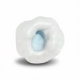 thumbnail image 3 of Mochi Squishy Toy with Moldable Design and Soft Texture, 2.4 Inches, Blue and White, for Relaxation Relief, Squeeze Toy, 3 of 3
