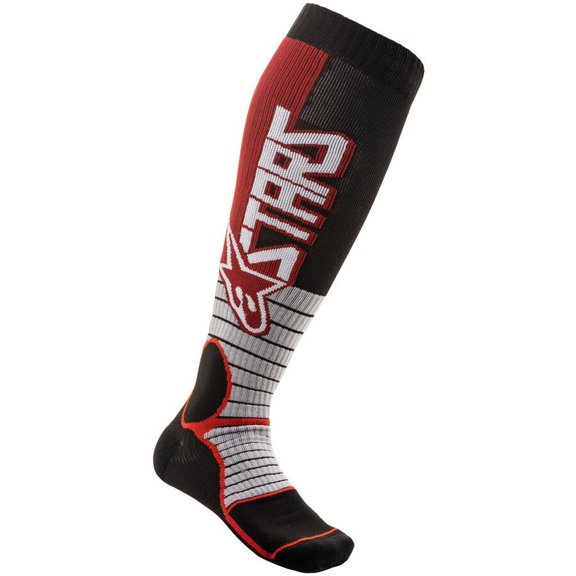 Alpinestars Mx Pro Socks Burgundy/Black Small