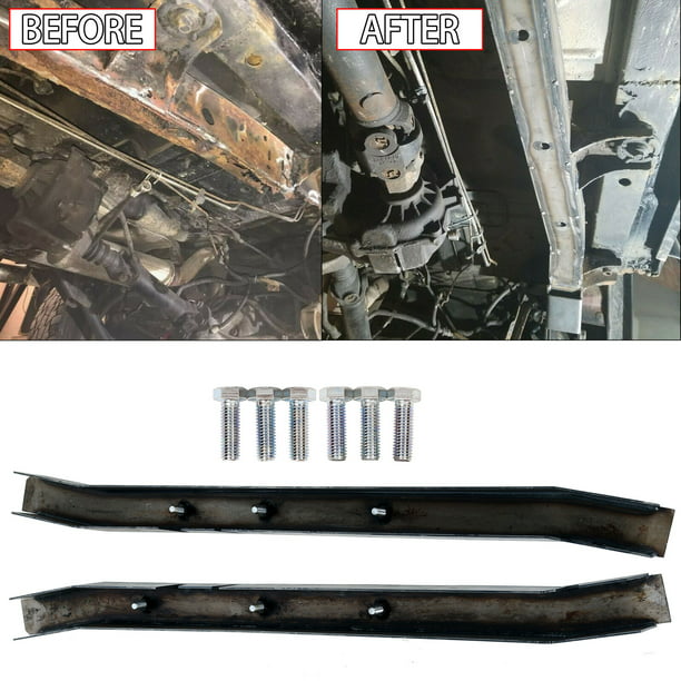 Kojem Center Skid Plate Rust Repair Frame With Bolts Compatible With 1997-2002  Jeep Wrangler TJ RH LH 