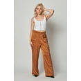 thumbnail image 2 of Satin Cargo Pocket Wide Leg Pants, 2 of 5