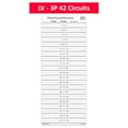 thumbnail image 6 of LV 208V 347V 480V 575V 600V 3 Phase Hager Circuit Breaker Panel Directory Labels Stickers (42 Circuits 2 Pcs), 6 of 6