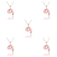 thumbnail image 1 of Minnieouse Collar con colgante Vintage, gargantilla estética, compromiso, boda, disfraz, fiesta, arte, joyería, oficina, vacaciones, regalo para Roségold 5Conjunto, 1 of 6