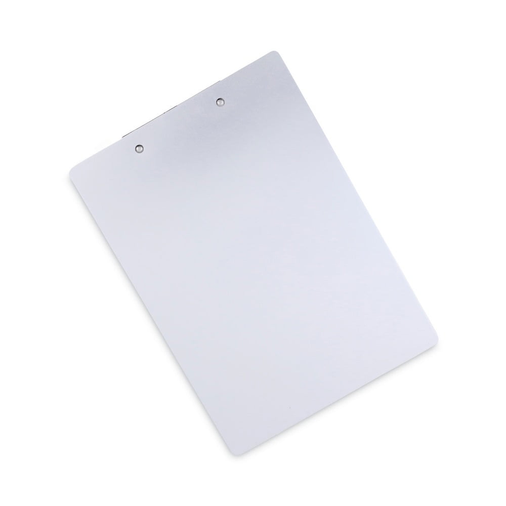 Universal UNV40301 0.5 in. Clip Capacity 8.5 in. x 11 in. Aluminum Clipboard with Low Profile Clip