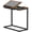 Brown-Modern, variant on Brown Plug C Shaped End Table with Charging Station for Living Room Bedroom