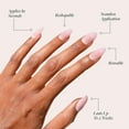 thumbnail image 3 of Glamnetic Press-On Nails – Cloud 9 | Sheer Pink Almond Nails, "Salon Quality", 30 Count, 3 of 6