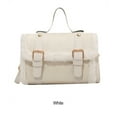thumbnail image 3 of Jumpingount Bolsos cruzados de invierno para mujer con cómodo bolso cuadrado pequeño de terciopelo de felpa de cordero para mujer Bolsas de mensajero y de hombro blanco, 3 of 6
